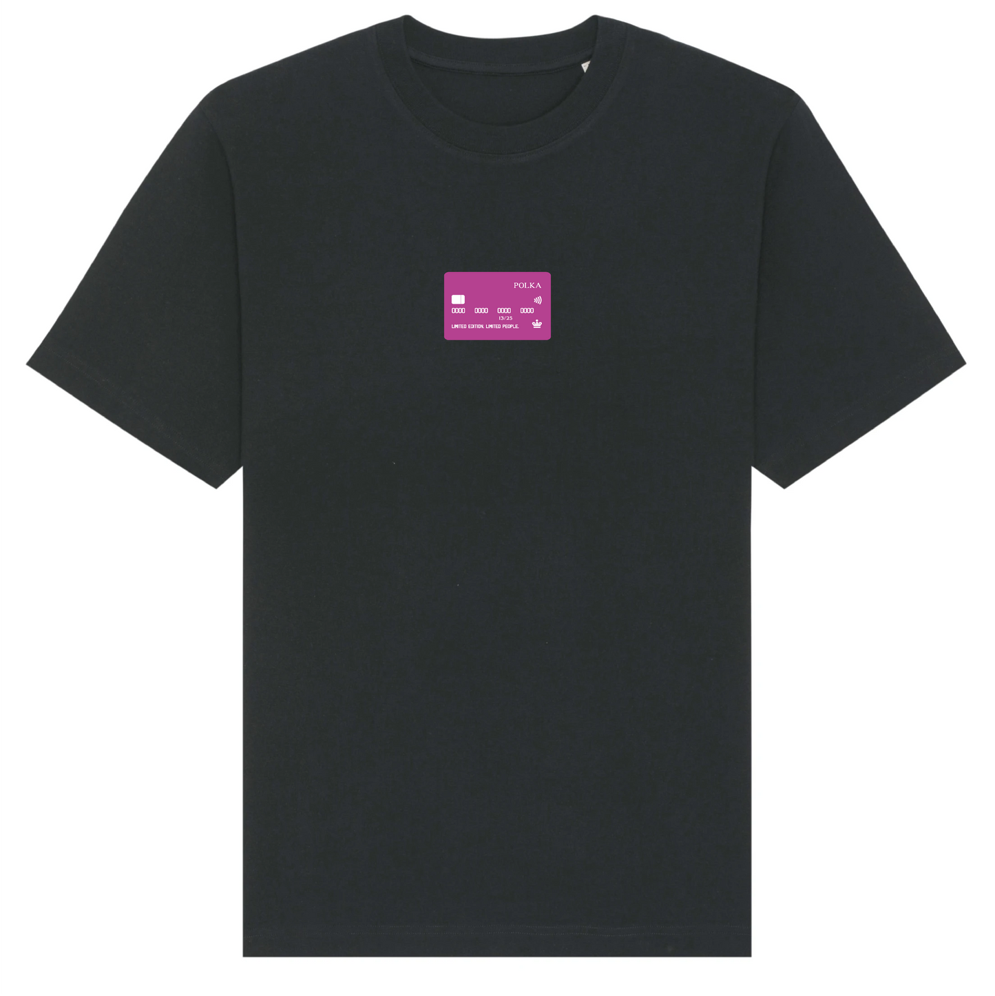 POLKA Platinum Card T-Shirt - Black