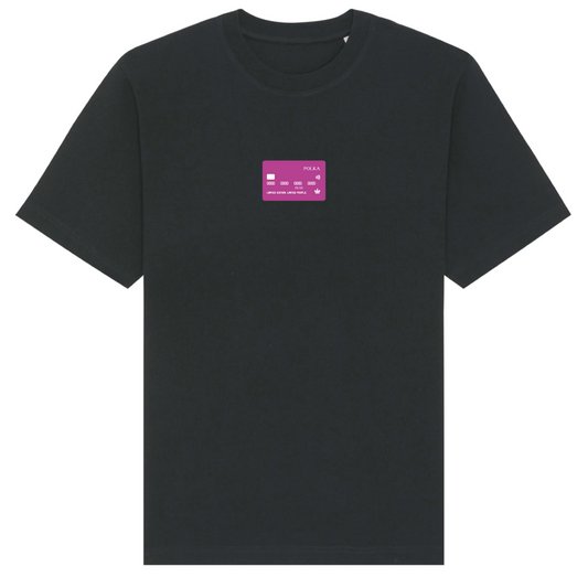 POLKA Platinum Card T-Shirt - Black