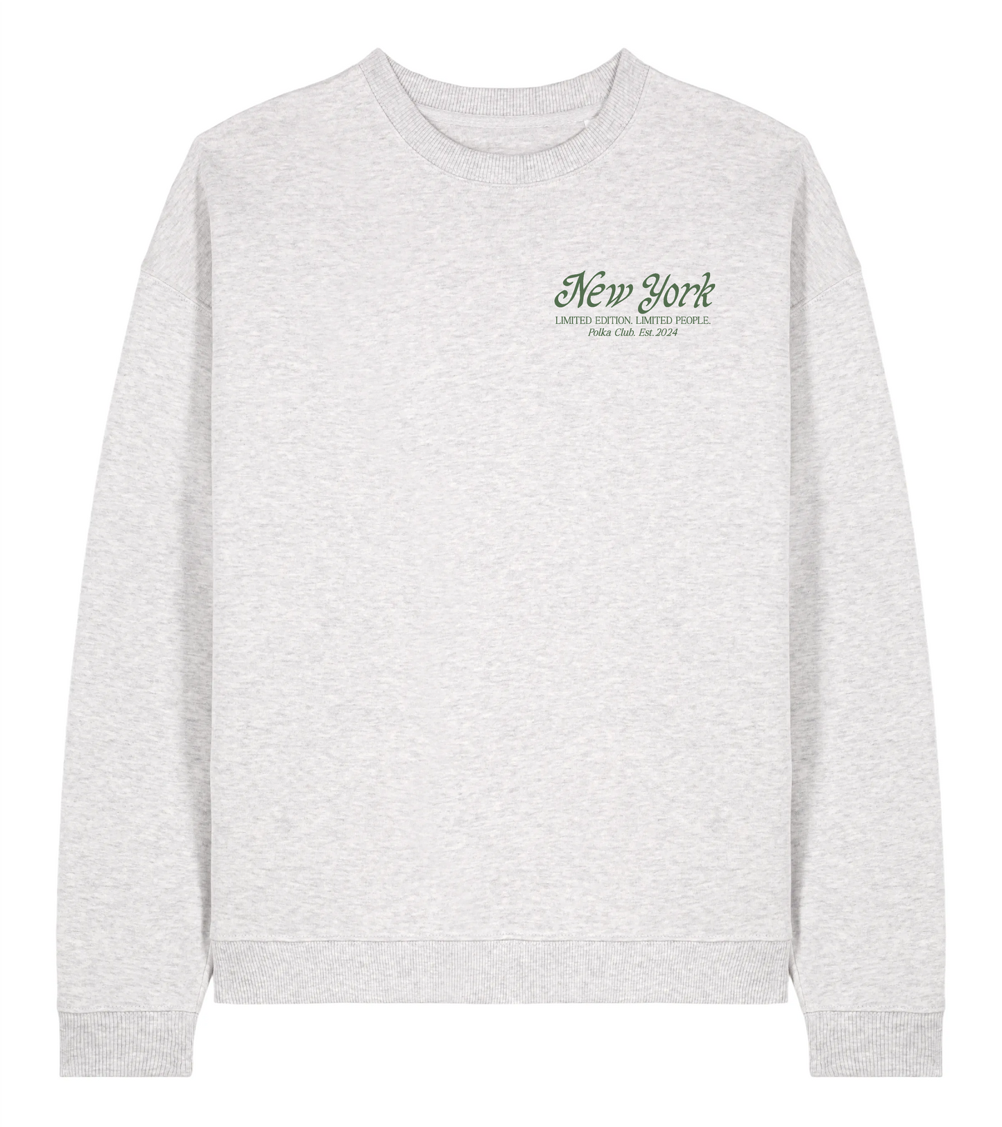 New York Traveler Crewneck - Light Gray