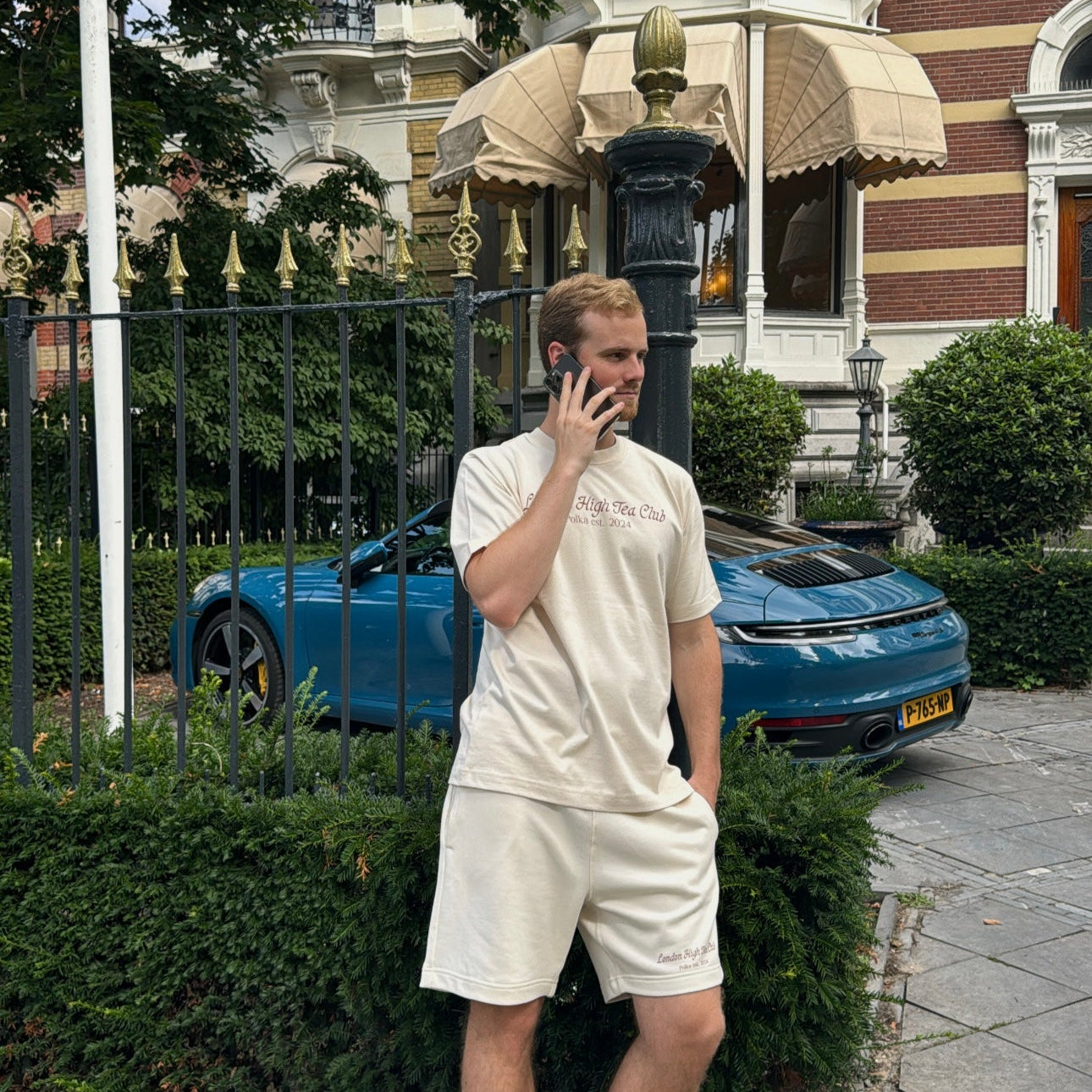 London High Tea Club Shorts - Cream