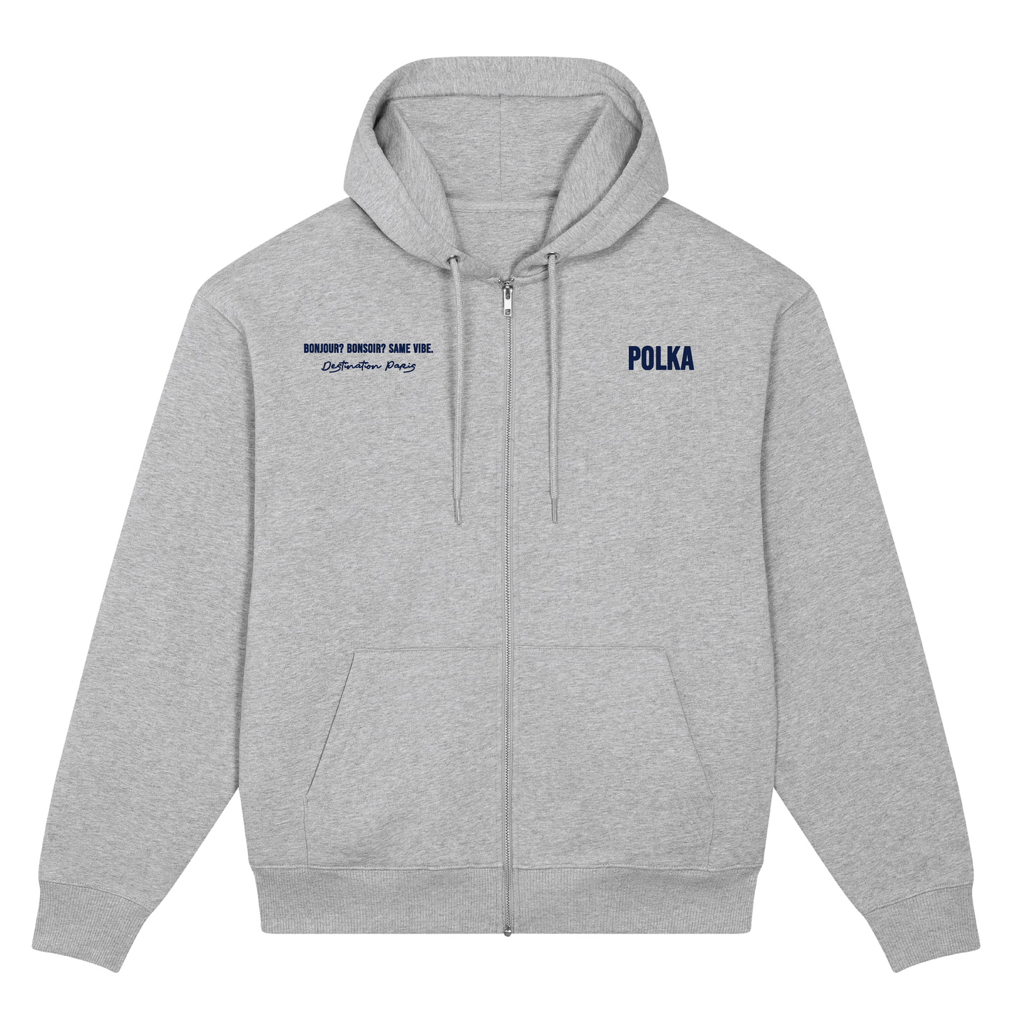 Bonjour Monsieur Zipper - Gray