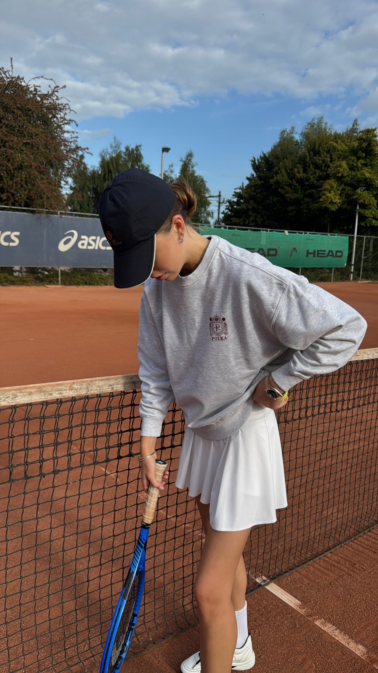 Emblem Crewneck - Light Gray