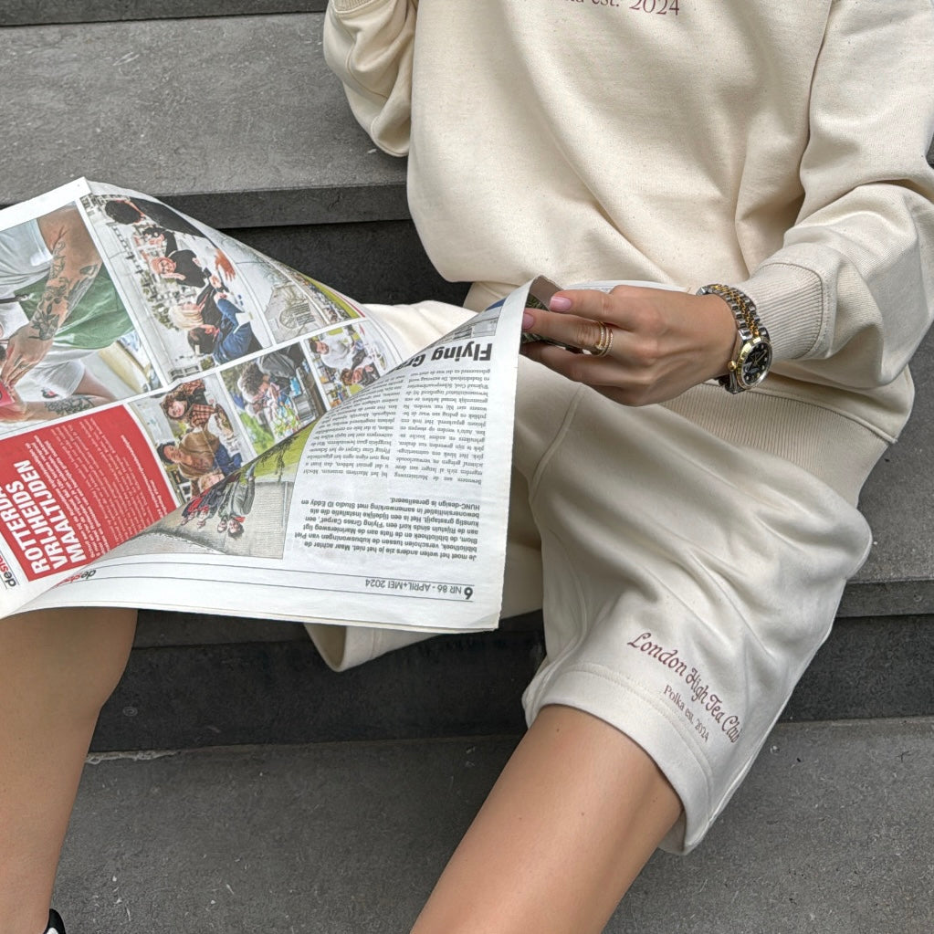 London High Tea Club Shorts - Cream