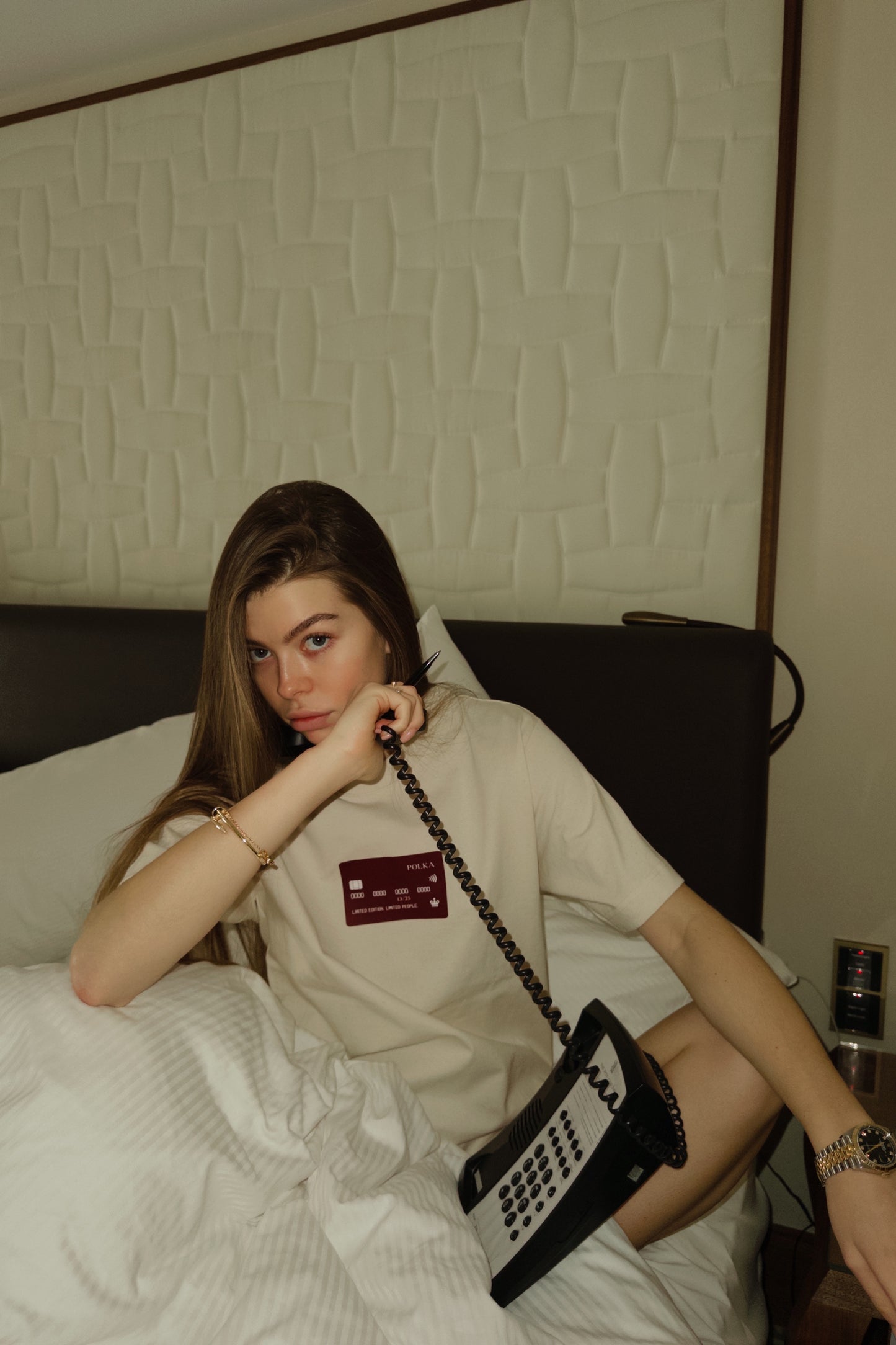 POLKA Platinum Card T-Shirt - Cream