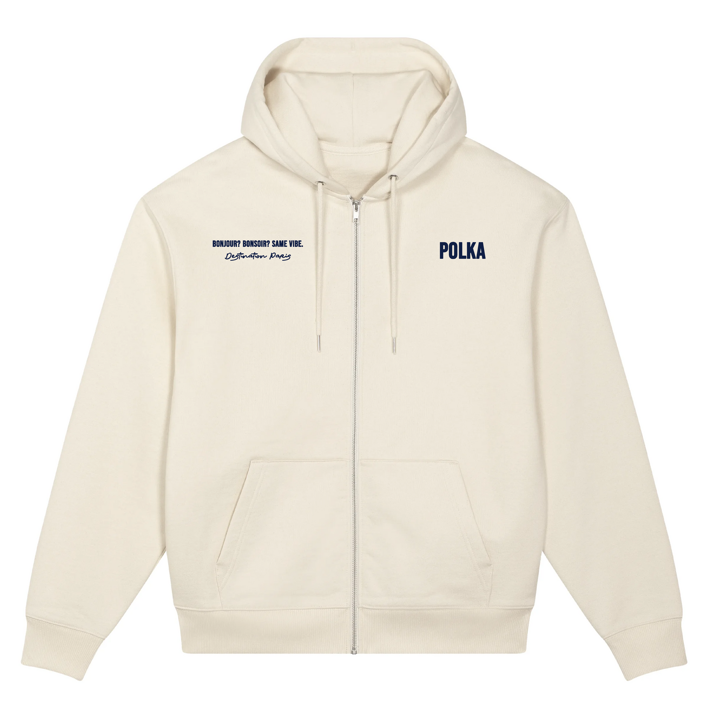 Bonjour Monsieur Zipper - Cream