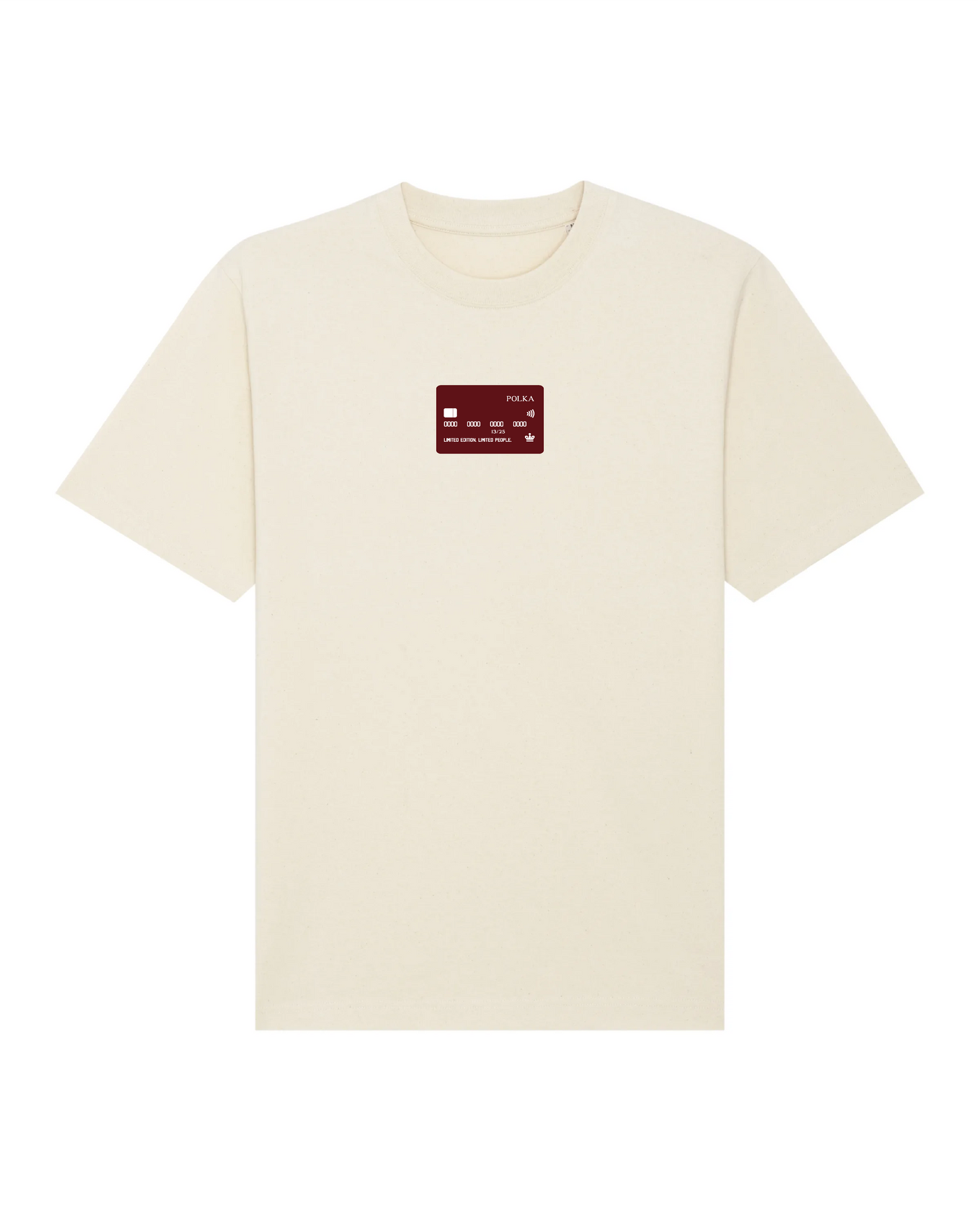 POLKA Platinum Card T-Shirt - Cream