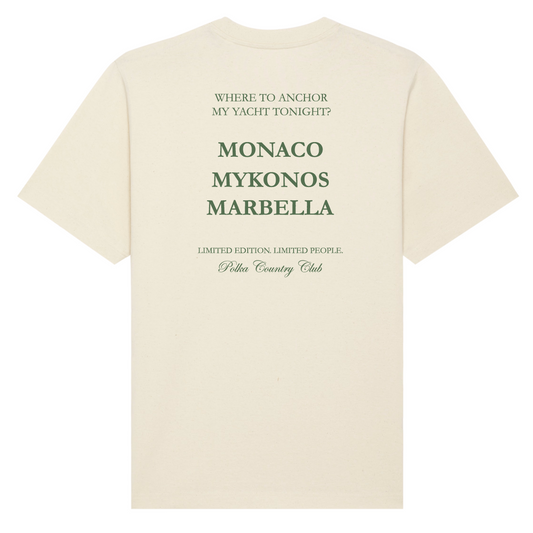 Summer Destinations 1.0 T-shirt - Cream