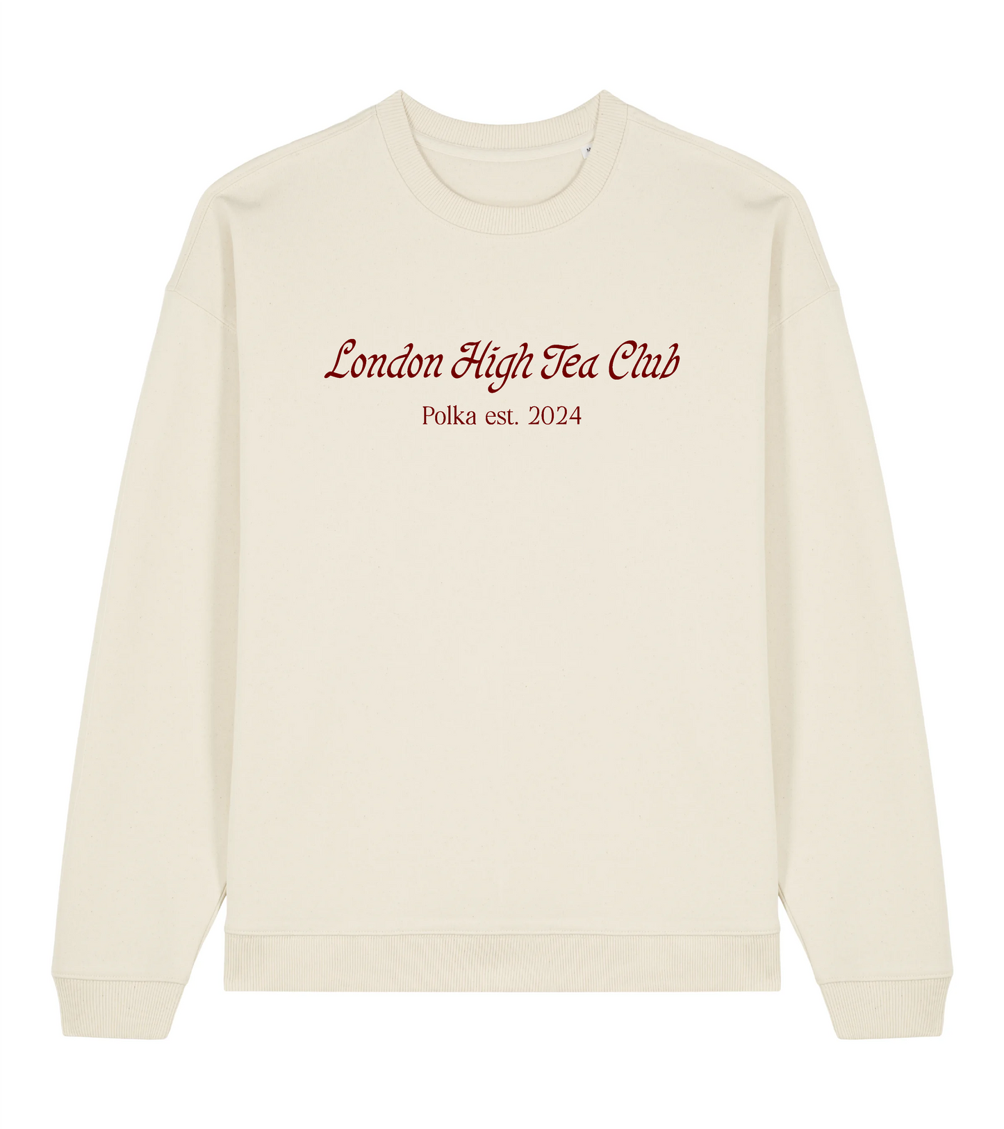London High Tea Club Crewneck - Cream