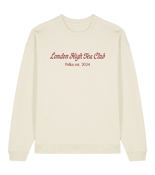 London High Tea Club Crewneck - Cream