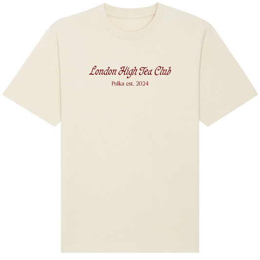 London High Tea Club T-Shirt - Cream