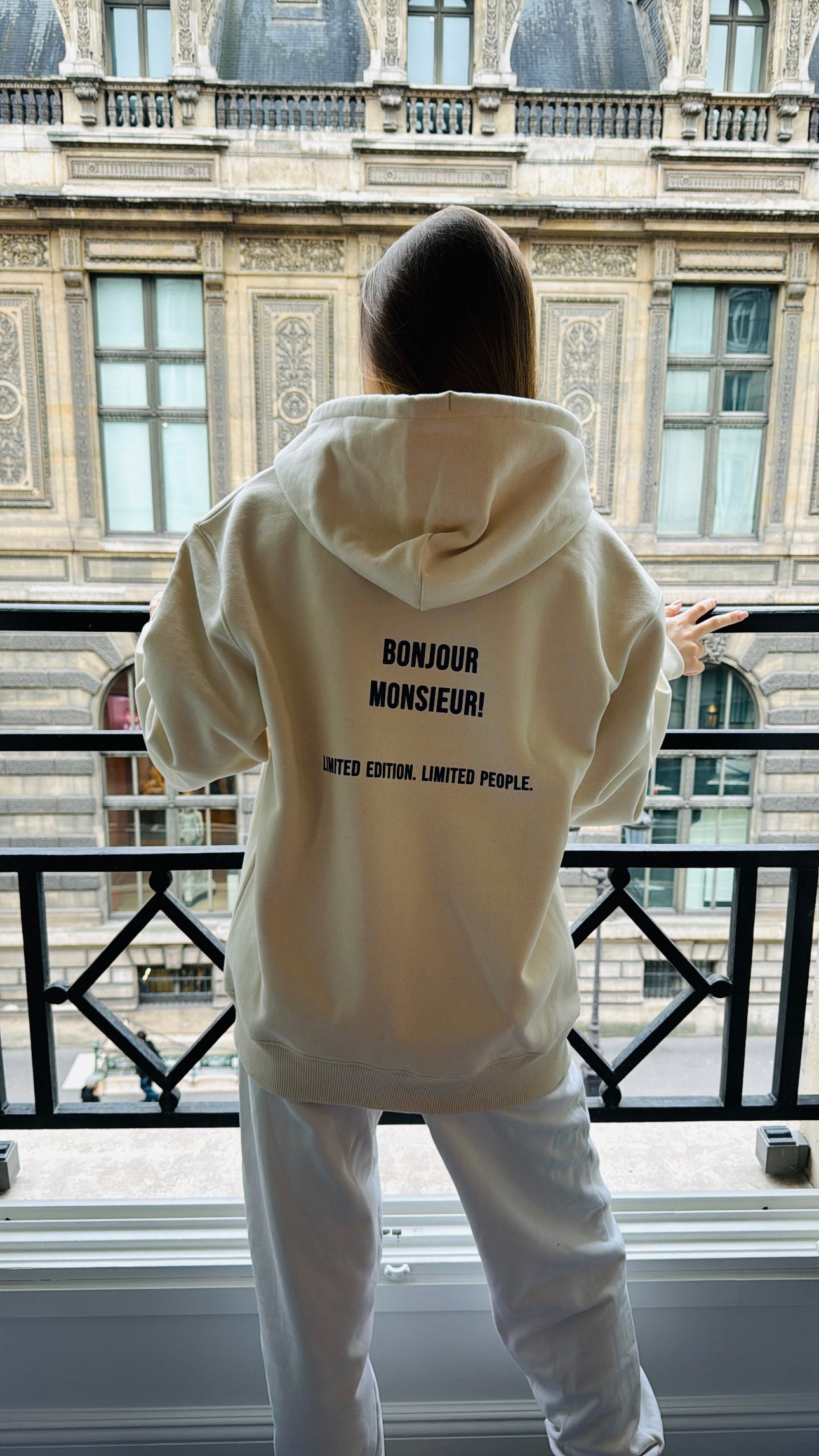 Bonjour Monsieur Zipper - Cream