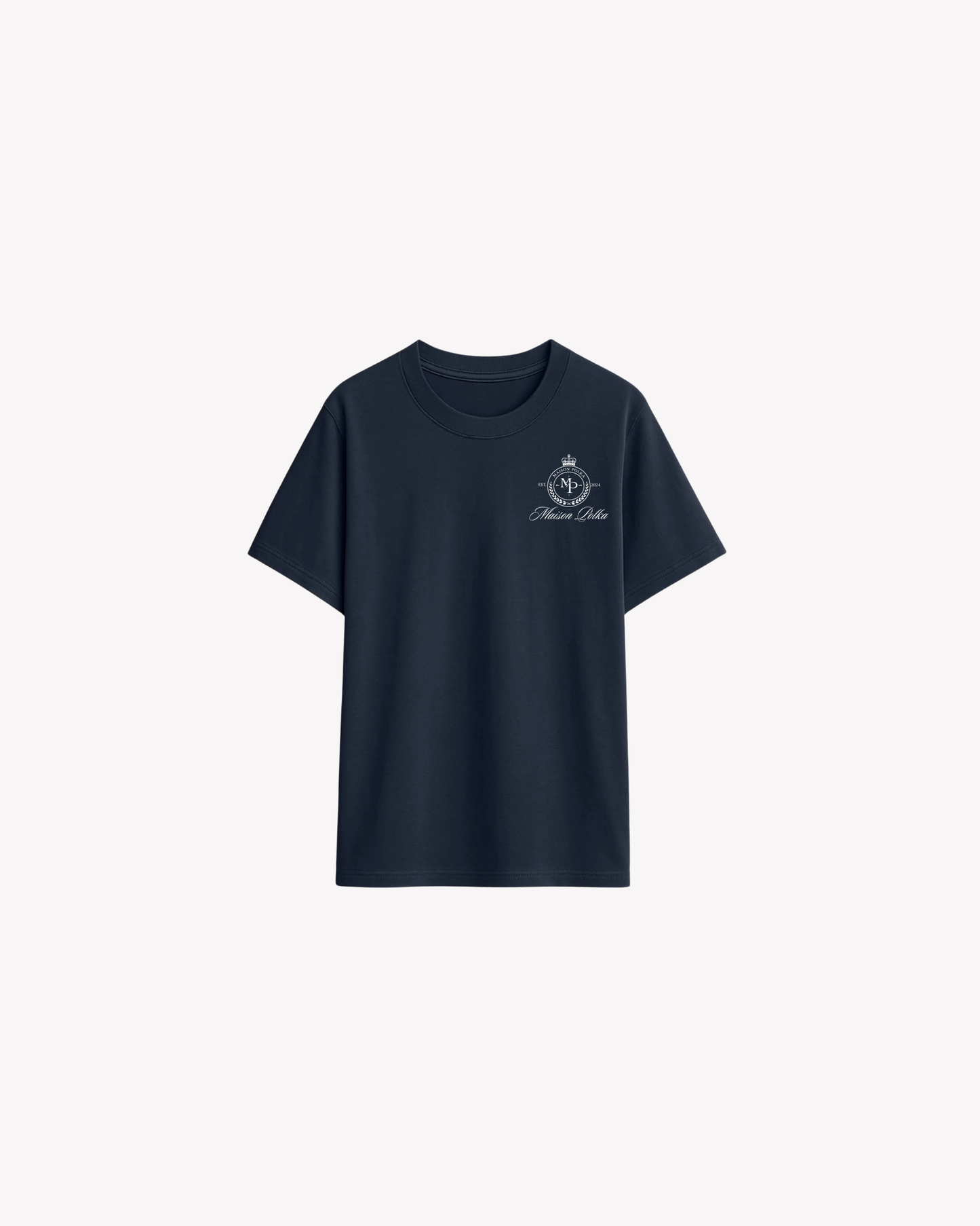 Maison Polka Emblem T-shirt — Navy