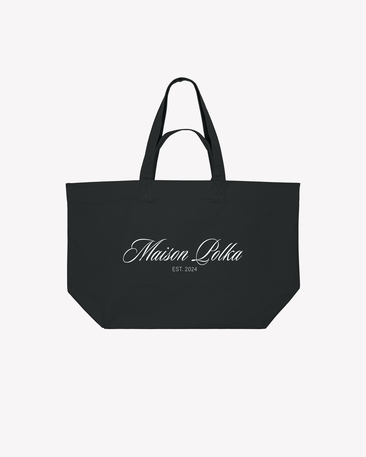 Maison Polka Shopper Bag - Black
