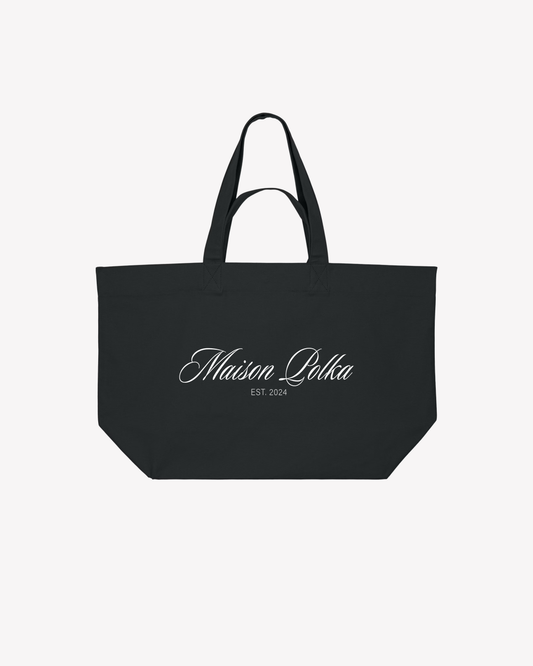 Maison Polka Shopper Bag - Black