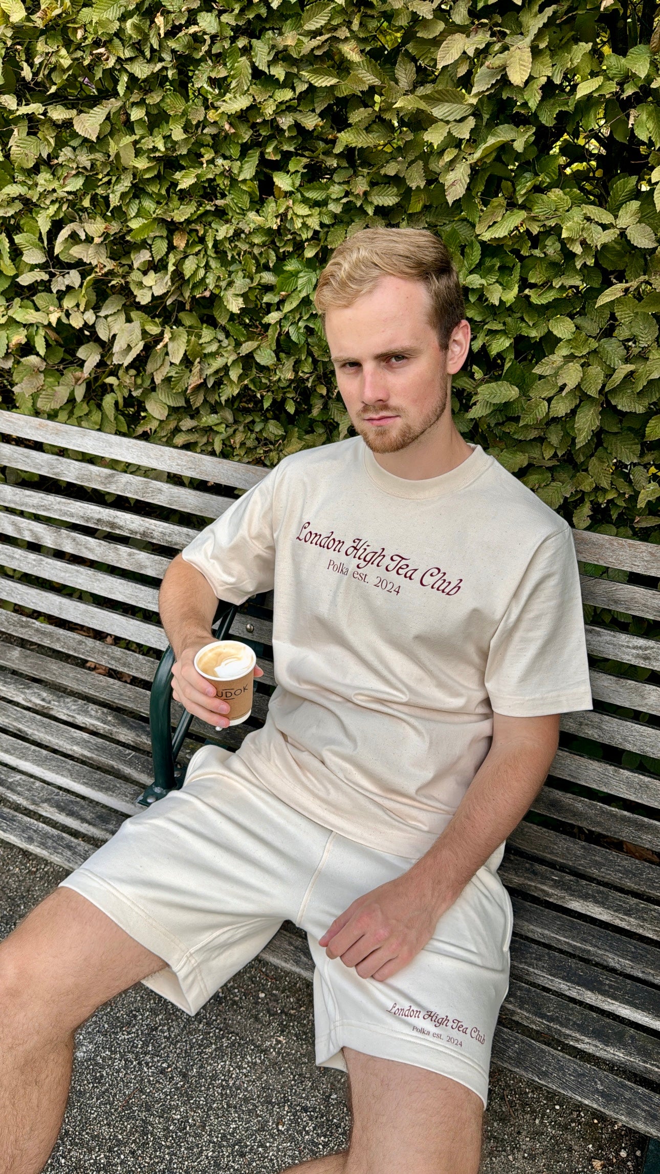 London High Tea Club T-Shirt - Cream