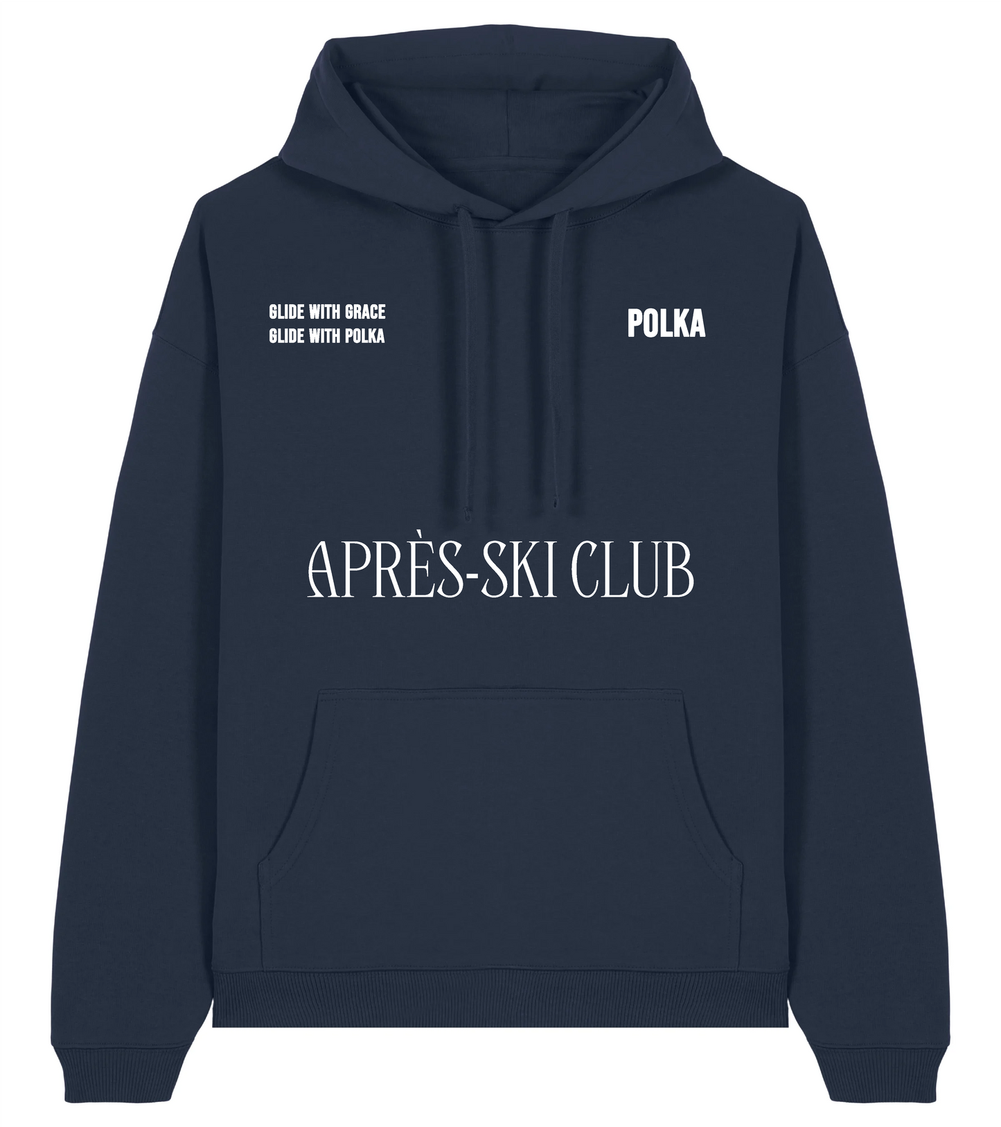 Navy Blue Après-Ski Hoodie