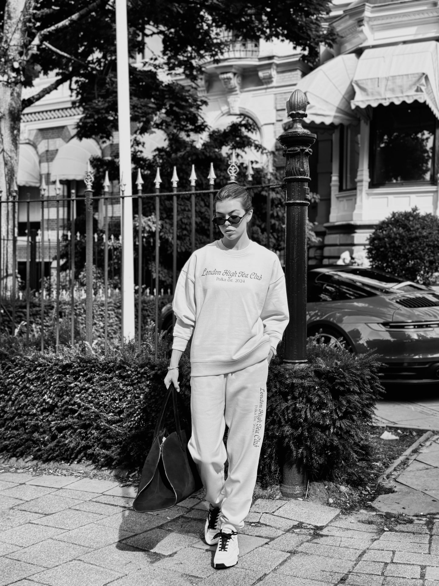 London High Tea Club Joggers - Cream